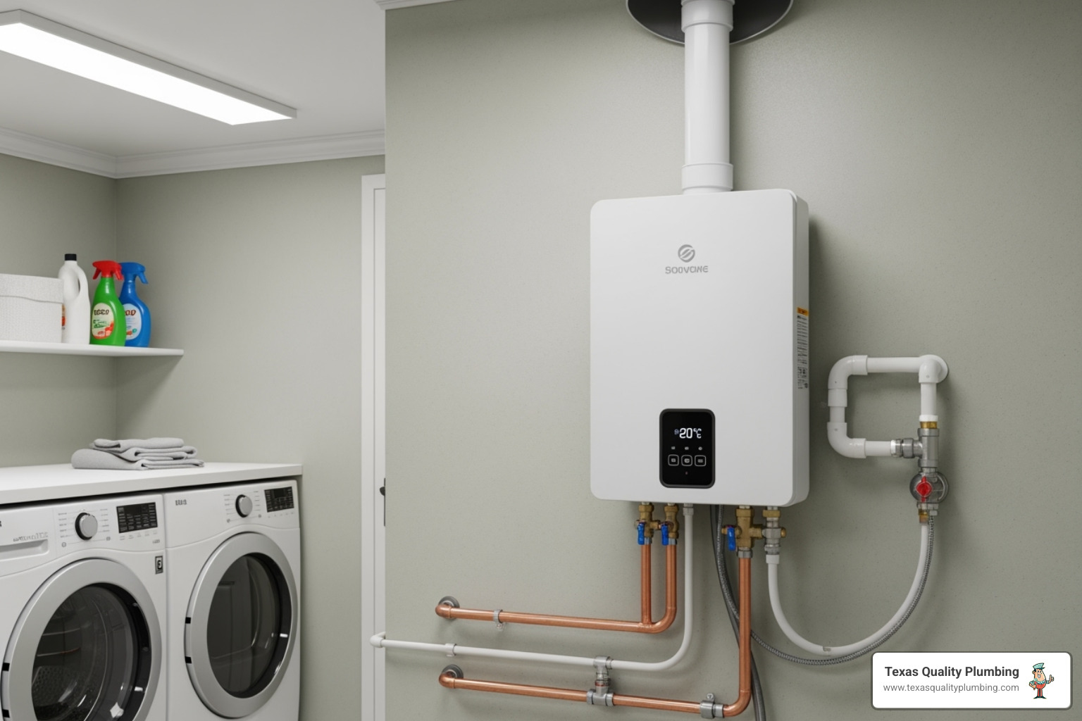 tankless water heater benefits
