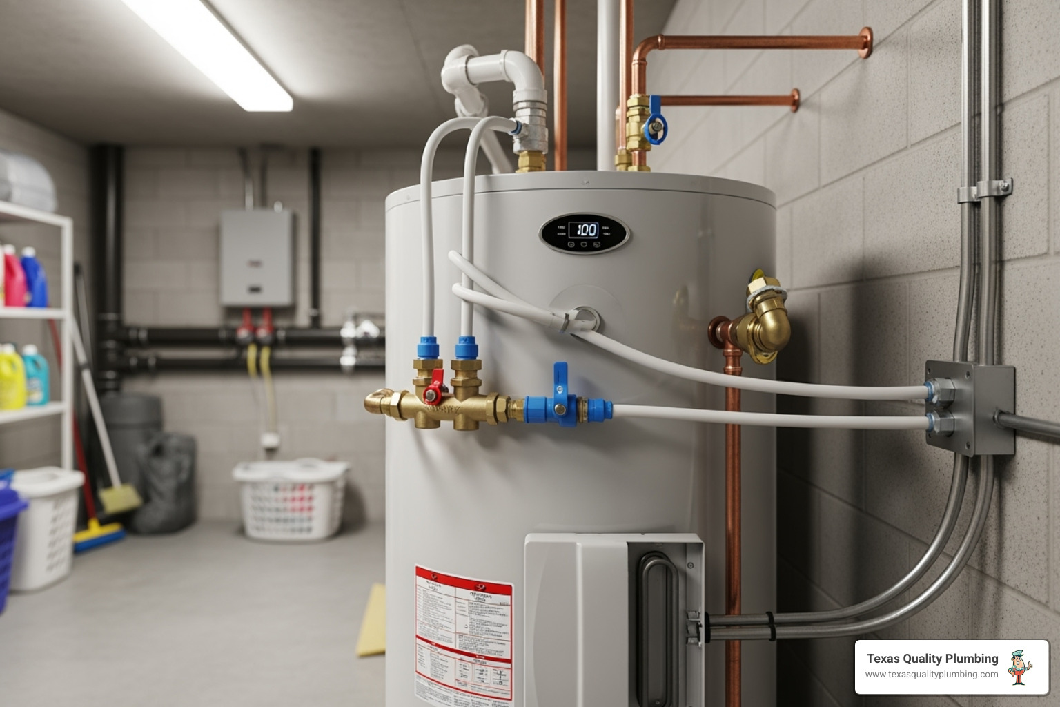 electric water heater install