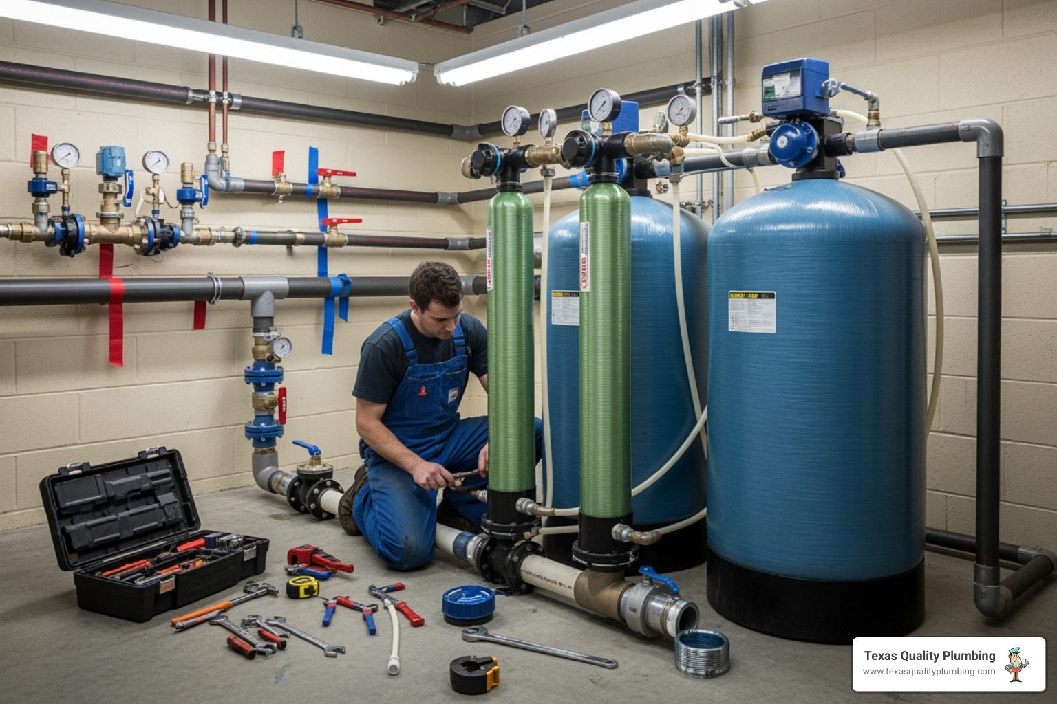 Water softener installation Houston