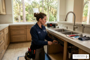sink installation in champion forest tx