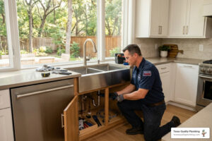kitchen sink installation in champion forest, tx