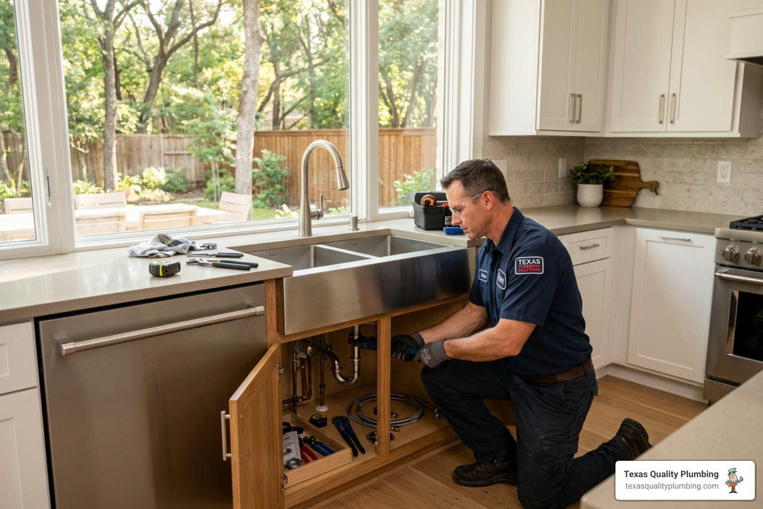 Gas Line Repair & Installation 12 kitchen sink installation in champion forest, tx