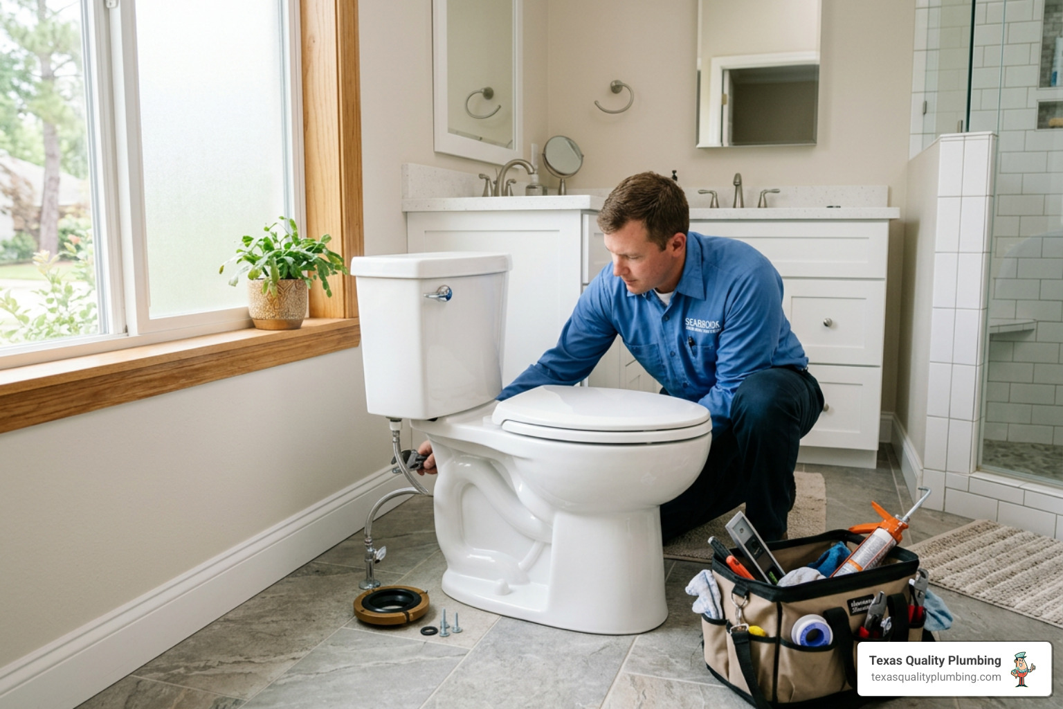 Plumbing Articles 2 toilet installation in seabrook tx