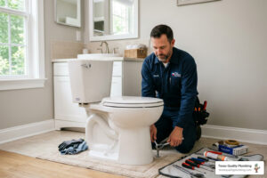 toilet installation in league city tx