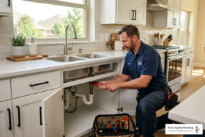 kitchen sink installation in cypress, tx