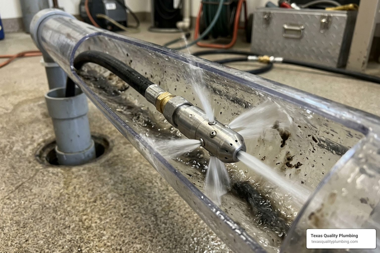 Gas Line Repair & Installation 4 hydro jetting high-pressure water drain cleaning nozzle - how hydro jetting clears the toughest blockages